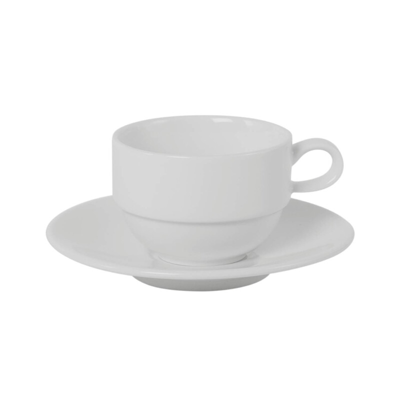 BARALEE SIMPLE PLUS WHITE STACKABLE CUP, 091601A, 100 CC (3 1/2 OZ)