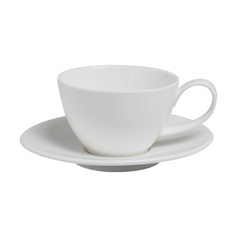 BARALEE SIMPLE PLUS WHITE CUP, 091616A, 250 CC (8 1/2 OZ)