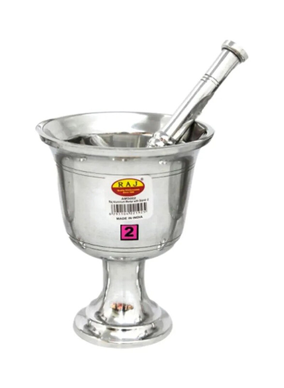 

Raj 12.5cm Mortar with Stand, Silver