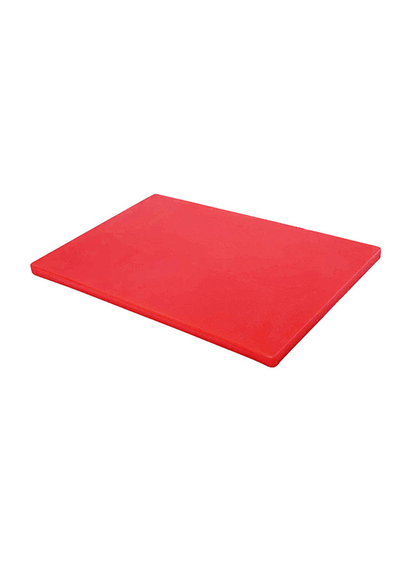 Kitchen Master Plastic Cutting Board, 40x30x2cm, CNCB08, Red