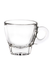 Ocean 70ml 6-Piece Set Caffe Glass Espresso Cup, P02442, Clear