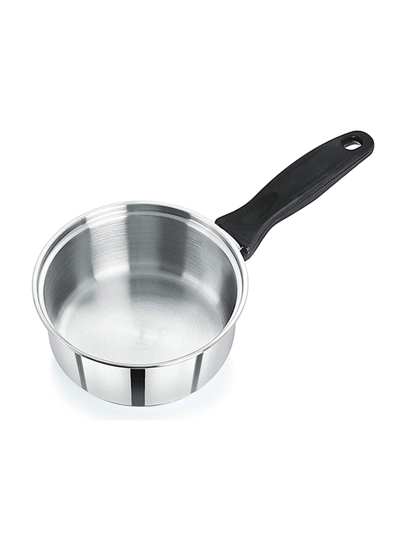 Chefset 2 Ltr Stainless Steel Sauce Pan without Lid, CI5019, 16x9.5 cm, Silver