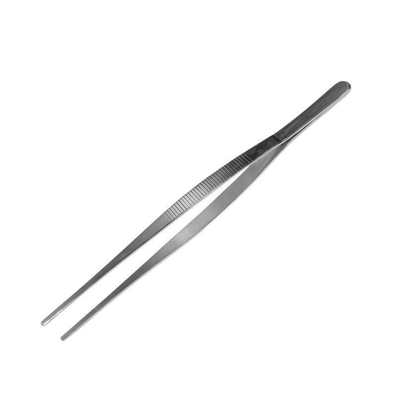 

KITCHEN MASTER STAINLESS STEEL GARNISH TWEEZER, 10 , RBS012, CHEF'S TWEEZERS, DECORATING TONGS, KITCHEN PLATING TWEEZERS