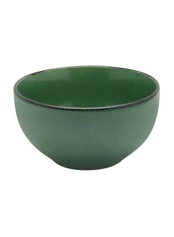 Kitchen Master 5.5-inch Stoneware Forrest Soup Bowl, SW04FO, Green
