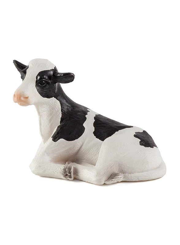 Animal Planet Mojo Holstein Calf Laying Down Deluxe Figure, Ages 3+