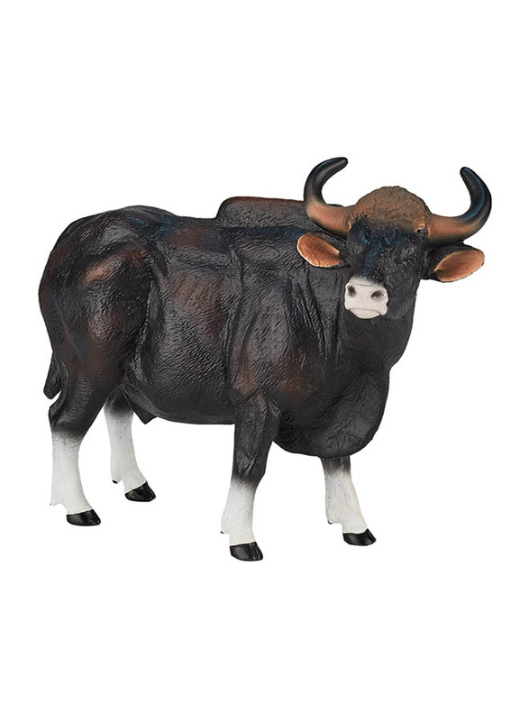 Animal Planet Mojo Gaur Bull Deluxe Figure, Ages 3+