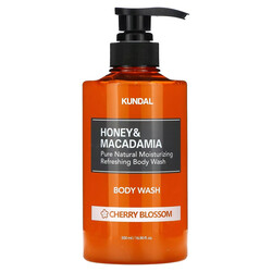 Kundal Honey & Macadamia Body Wash 500 mL - Cherry Blossom