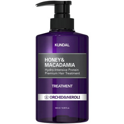 Kundal Honey and Macadamia Hydro-Intensive Protein Premium Hair Treatment Orchid & Neroli, 500ml