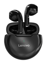 Lenovo HT38 Wireless/Bluetooth In-Ear Earbuds with Mic, Black