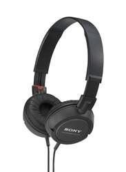 Sony MDR-ZX110AP Wired Over-Ear Headphones with Mic, Black