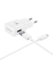 Samsung Fast Charging Travel Adapter With USB Type-A to Micro USB Cable, CHX2724598921278, White