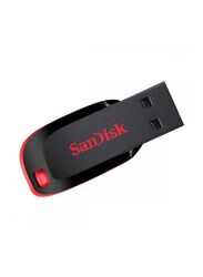 Sandisk 16GB Cruzer Blade USB Flash Drive, Black/Red