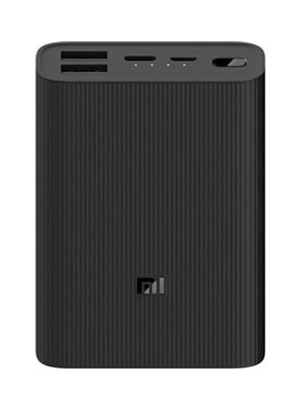 Xiaomi 10000mAh Mi Ultra Compact Power Bank 3, Black