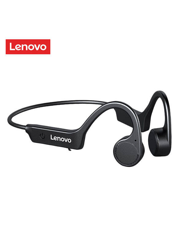 

Lenovo X4 Bone Conduction Wireless Over-Ear Headphones, Black