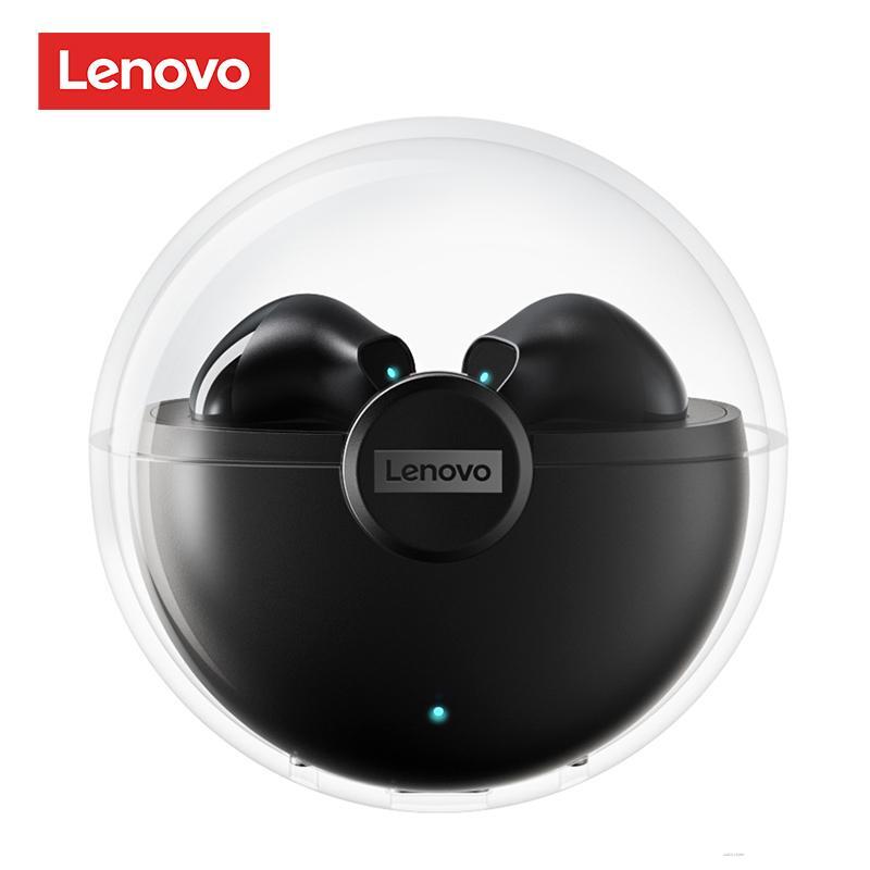 Lenovo Wireless Over-Ear Headphones with Diaphragm, Black