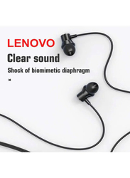 Lenovo HF130 3.5mm Jack In-Ear Earphones with Mic, Black