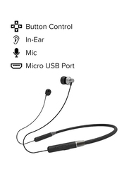 Lenovo HE05 Wireless/Bluetooth In-Ear Neckband Noise Cancelling Earphones with Mic, Black