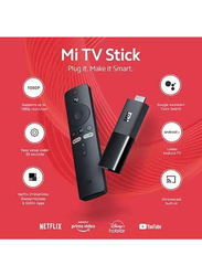 Xiaomi Mi Android TV Stick with Built in Chromecast, Black