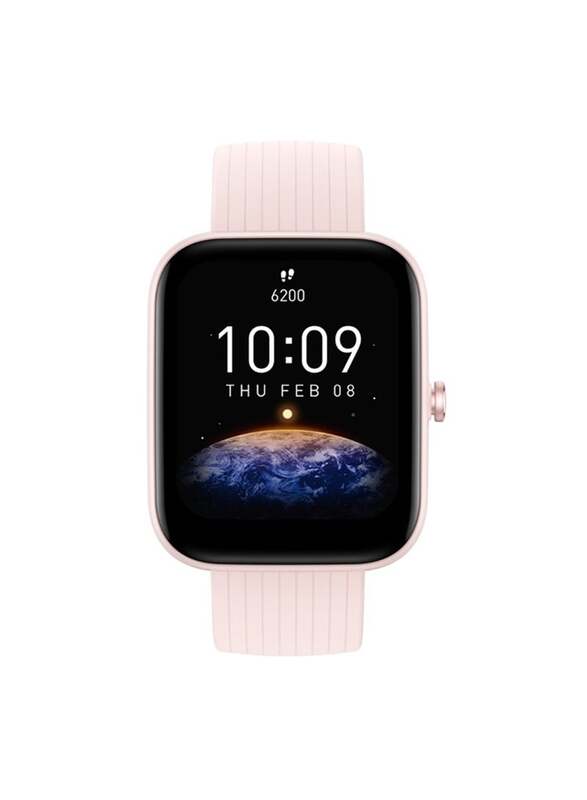 Amazfit Bip 3 Smart Watch with 1.69-inch Large Color Display, Pink