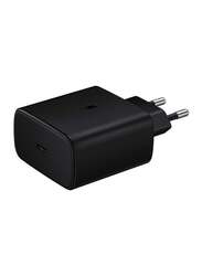 Samsung 45W Travel Adapter with USB Type-C to USB Type-C Cable, EP-TA845XBEGWW, Black