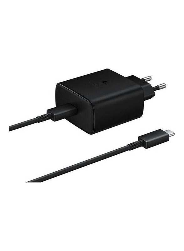 Samsung 45W Travel Adapter With USB Type-C To USB Type-C Cable, EF-TA845/EP-TA800, Black