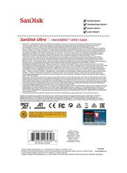 Sandisk 200GB Ultra MicroSDHC 120MB/s Memory Card, Grey/Red
