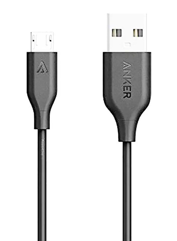 Anker 3-Feet Type Micro USB Cable, USB Type-A Male to Micro USB for Samsung/Huawei/Oppo/Xiaomi/Android Mobiles, Black
