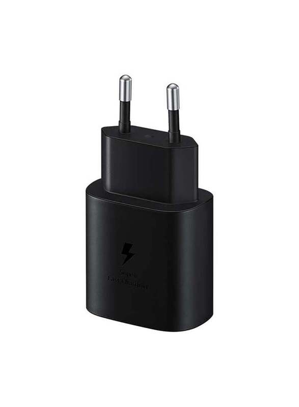 Samsung 25W USB Type-C Super Fast Charging Travel Adapter, EP-TA800NBEGGB, Black
