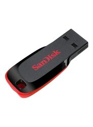 Sandisk 32GB Cruzer Blade USB 2.0 Flash Drive, Black/Red