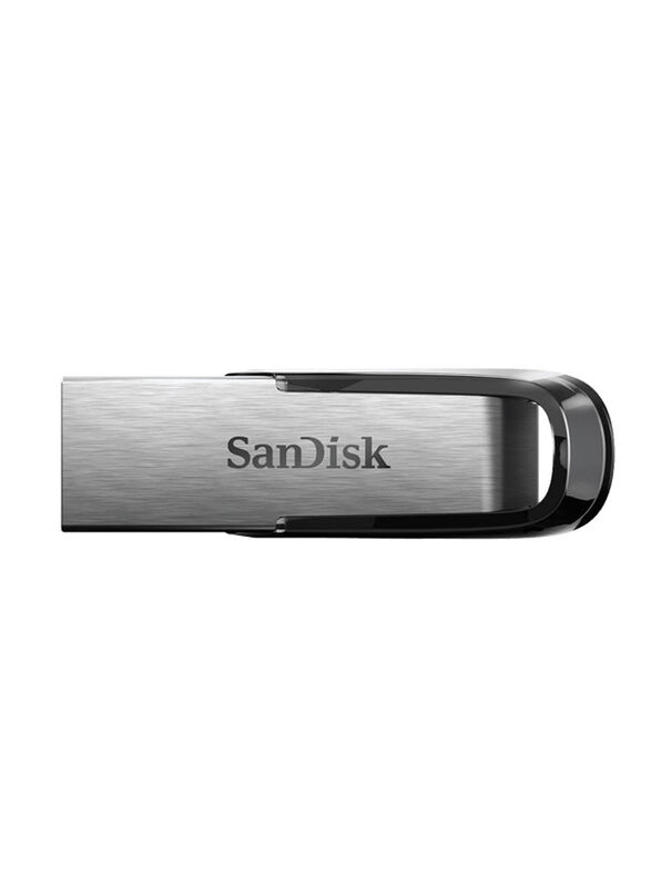 SanDisk 16GB Ultra Flair USB 3.0 Flash Drive, Silver/Black