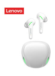 Lenovo XT92 True Bluetooth Wireless In-Ear Earbuds with Charging Case, White