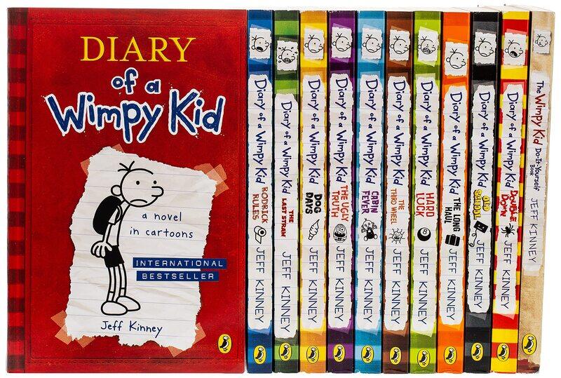 

Diary Of A Wimpy Kid Collection 12 Books Set, Paperback Book, By: Jeff Kinneyarc024101