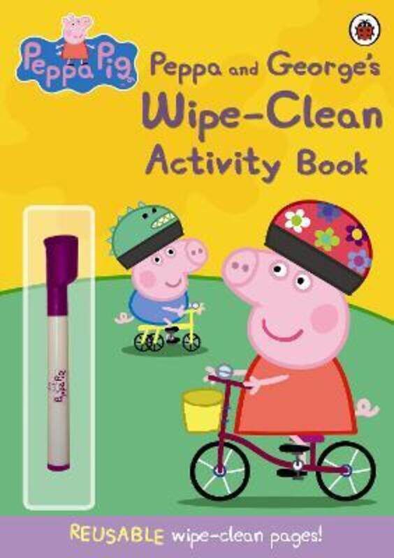 

Peppa Pig: Peppa and George's Wipe-Clean Activity Book, Paperback Book, By: Peppa Pig