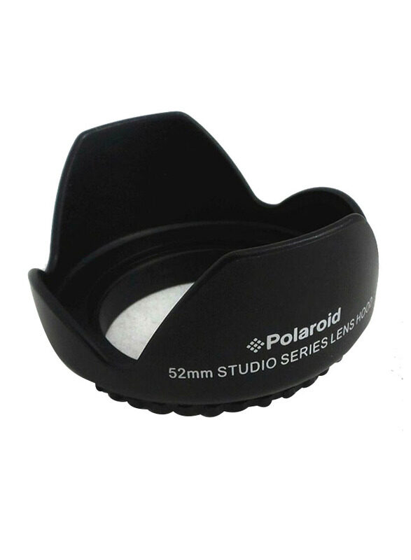 

Polaroid 52mm Lens Hood for Nikon Camera, PLLH52, Black