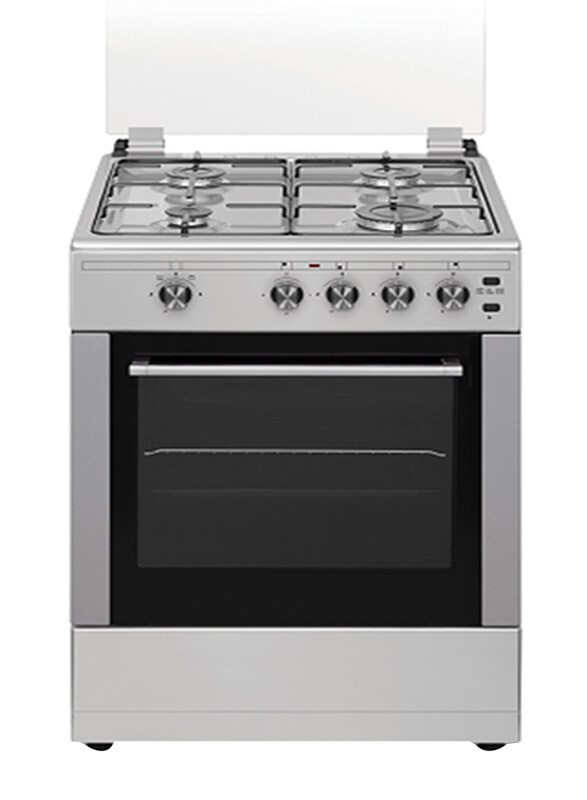 

Venus 4-Burner Freestanding Gas Cooking Range, Auto Ignition, VC 5055 ESD, Silver