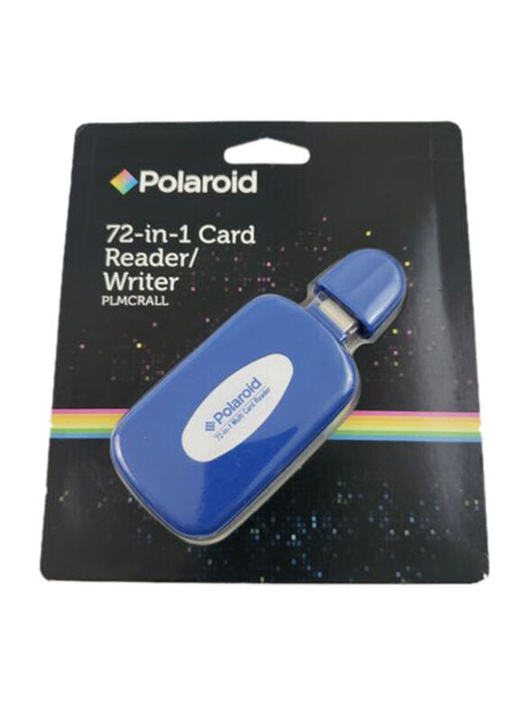 

Polaroid 72-In-1 Card Reader/Writer, PLMCRALL, Blue