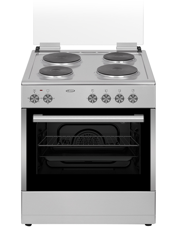 Venus Freestanding Electric Cooker With Oven and Grill, VC 6644 ESD, Silver