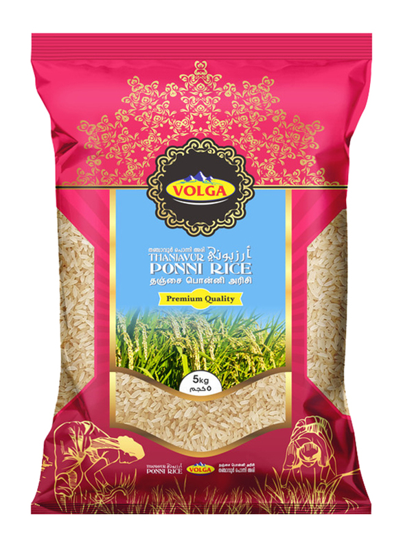 Volga Thanjavur Ponni Rice, 5 Kg