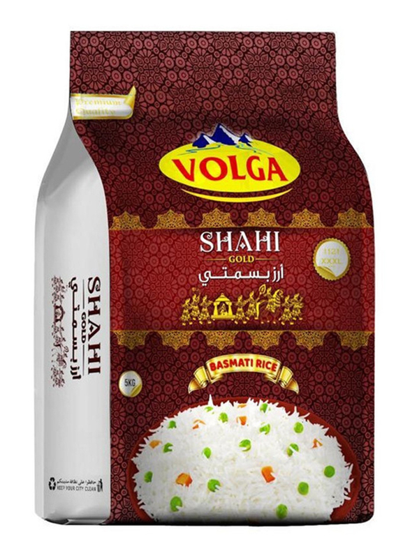 Volga Shahi Gold Basmati Rice, 5 Kg