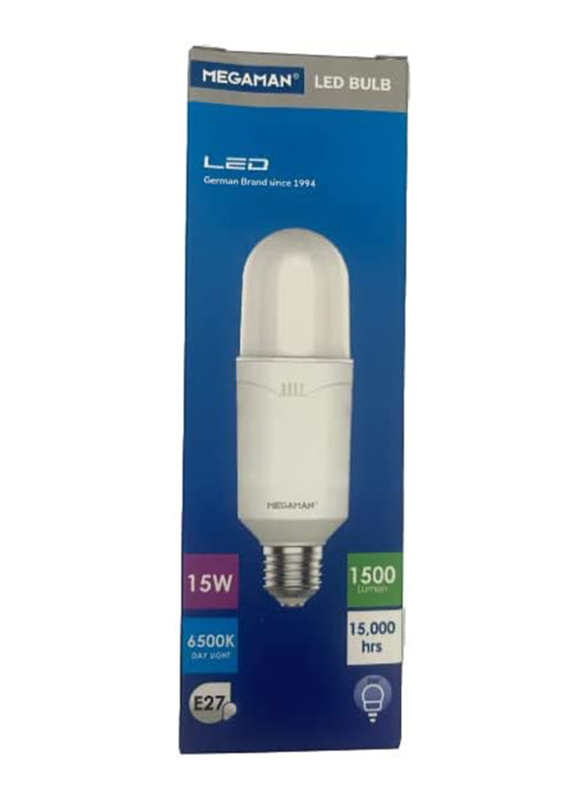 Megaman LED Bulb, 15W, 6500K, 1500 Lumen, YTP52, White