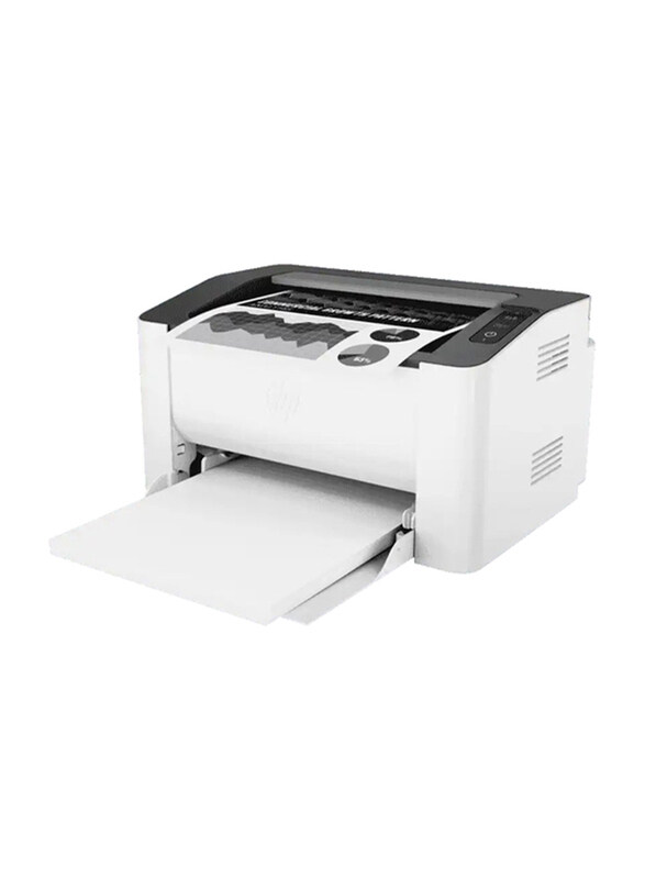 

HP LaserJet 107W Mono Black and White Laser Printer, White