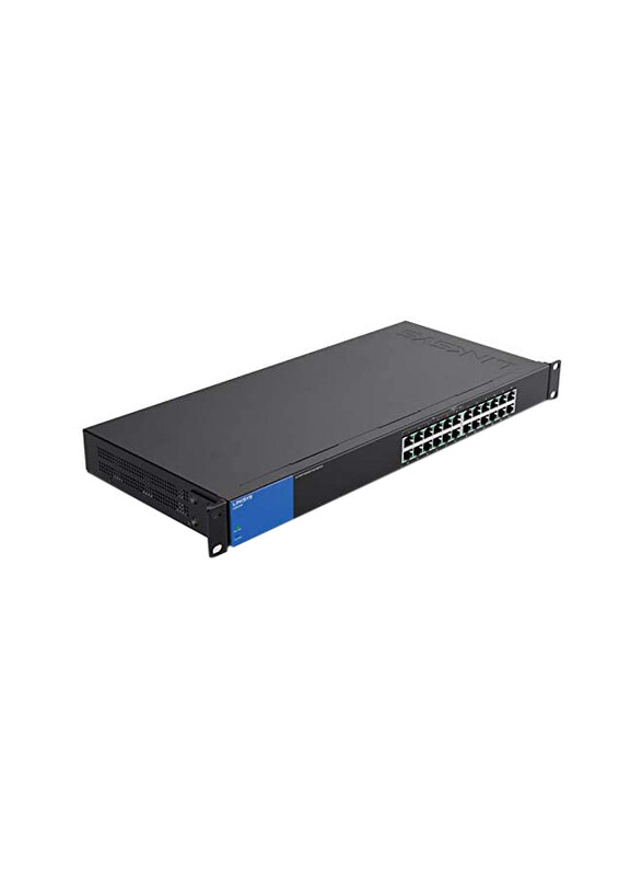 

Linksys 24-Port Rackmount Business Gigabit Poe Switch, Lgs124p, Black