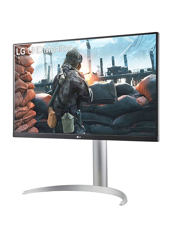 LG 27-Inch UHD 4K IPS LCD Monitor, 27UP650-W, White