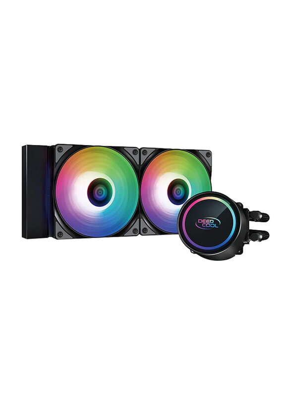 

Deep Cool 240mm Gammaxx L240 ARGB AIO Liquid CPU Cooling Fan, Black