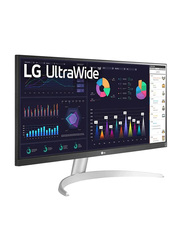 LG 29 Inch Ultrawide Full HD LED IPS Monitor, 29WQ600-W, White