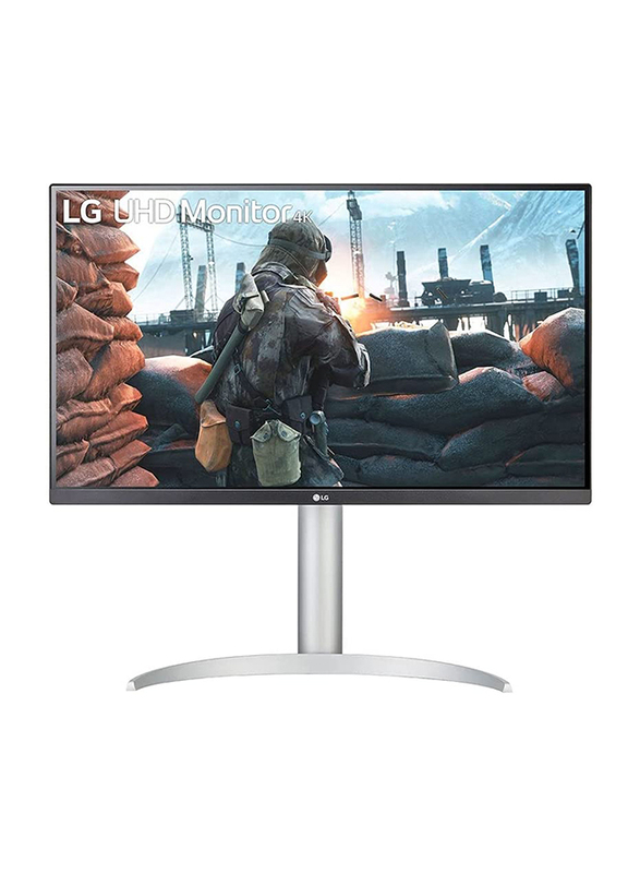 LG 27-Inch UHD 4K IPS LCD Monitor, 27UP650-W, White
