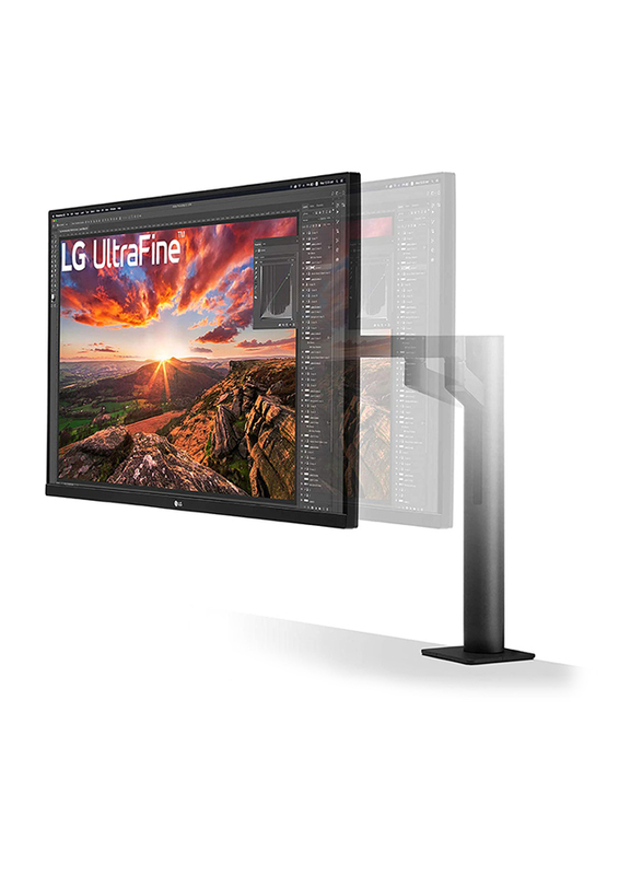 LG 31.5 Inch Ultrafine 4K LED Monitor, Middle East Version, 32UN880B, Black