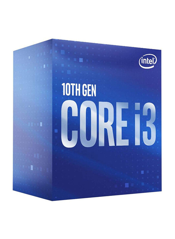 

Intel Core i3-10100F 6M Cache Up To 4.30 GHz FC LGA14C Boxed Processor, BX8070110100F, Black