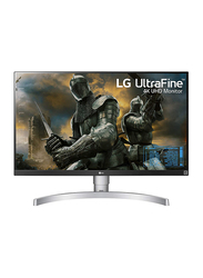 LG 27 Inch UHD 4K LED Monitor, 27UP650-W, Black/Silver