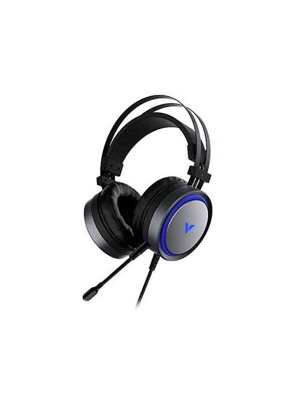 

Generic Rapoo Wired Over-Ear Gaming Headphones, VH530, Black